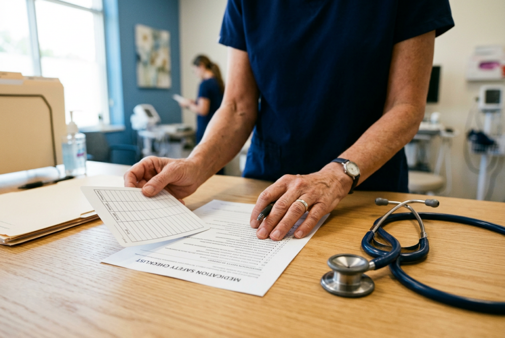 Medication safety review in a primary care clinic
